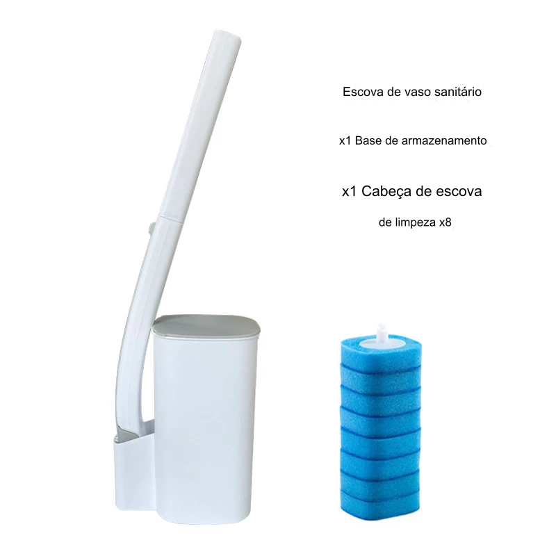 Kit - Escova de vaso sanitário descartável I Mais eficiência na sua limpeza!!!